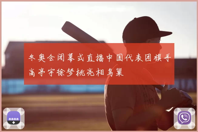 冬奥会闭幕式直播中国代表团旗手高亭宇徐梦桃亮相鸟巢